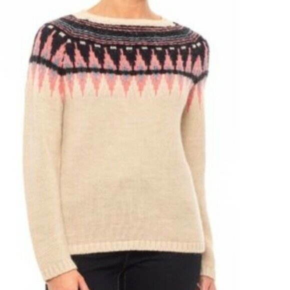 Elsamanda Sweaters - Elsamanda Fair Isle Wool Mohair Sweater